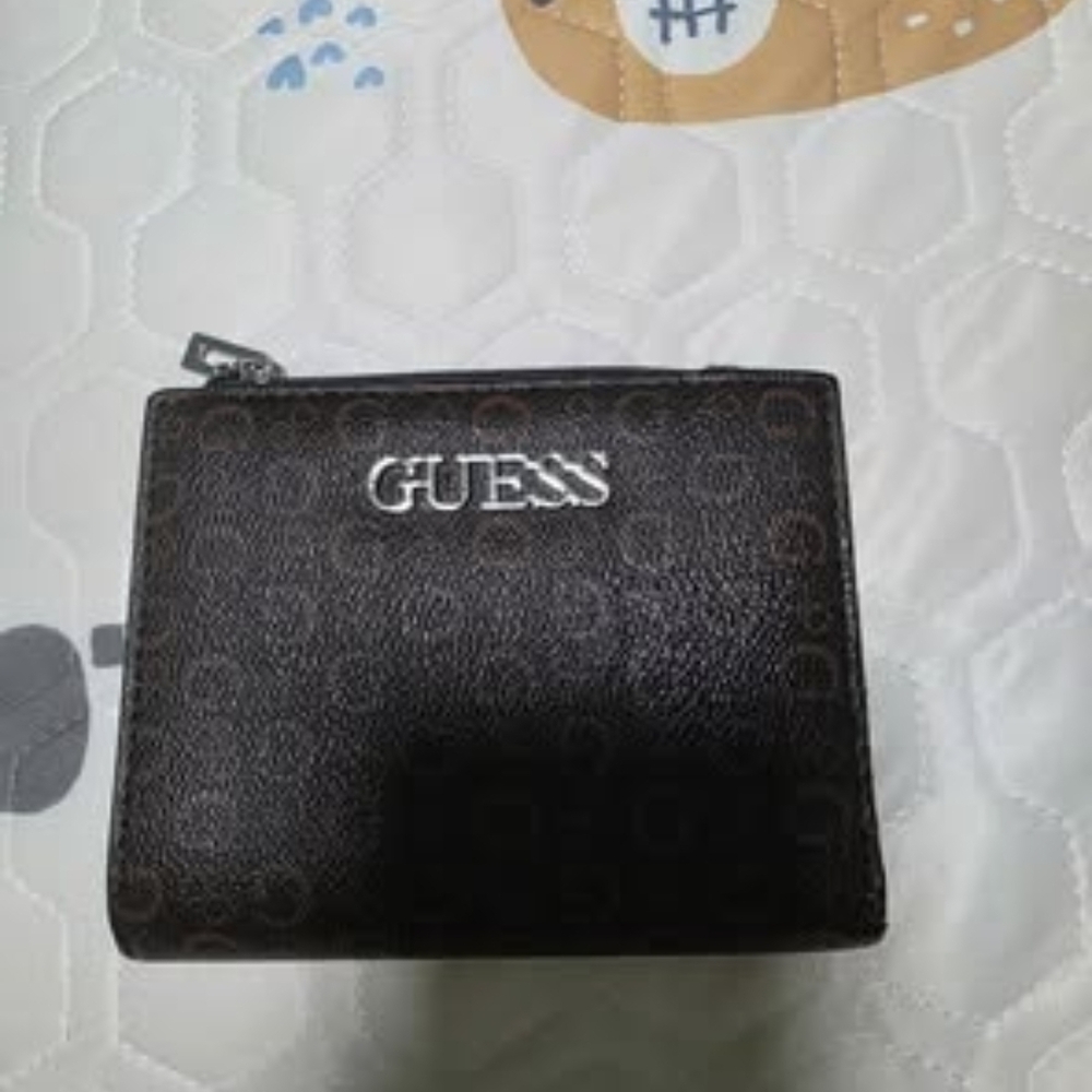 GUESS Tan Card Holder